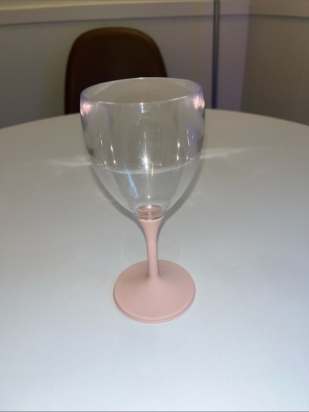 Pink Stem Portable Wine Glass